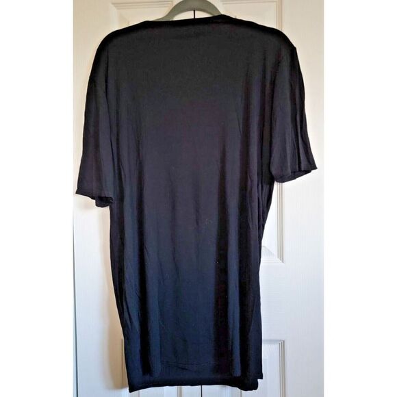 Missguided Women's U.S. 8 Sz Bad to the Bone Black Graphic T-Shirt Biker Stretc - Picture 2 of 5